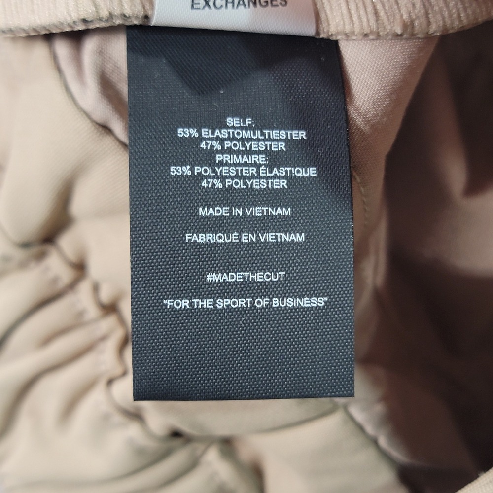 Cuts AO Jogger Mens Small Coast Tan Performance Tapered Pants MB10057V NEW - Picture 4 of 9